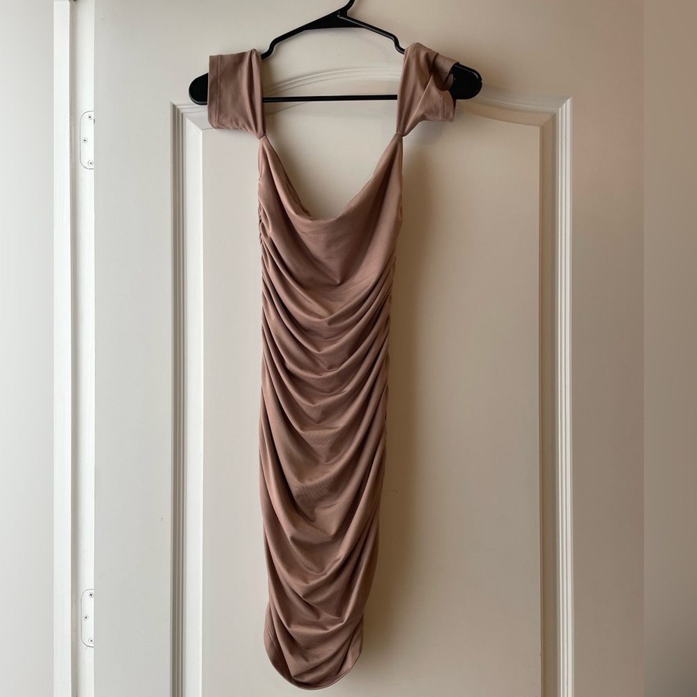 Superdown dusty pink bodycon dress